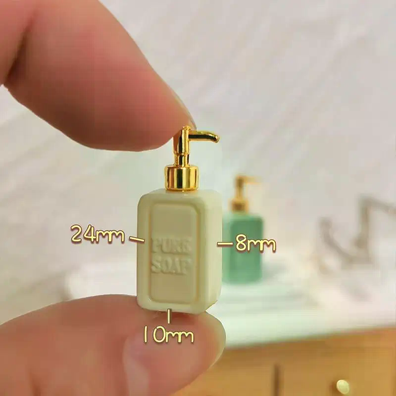 4Pcs Miniature Soap Dispenser  - Model Kit Fantasy recension och pris