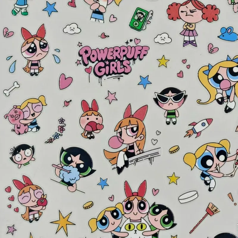 Powerpuff Girls Stickers Water - Model Kit Anime Girl recension och pris