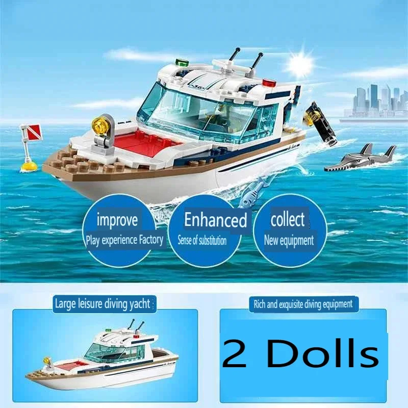 City Series 60221 Sunshine Div - Model Kit Yacht recension och pris