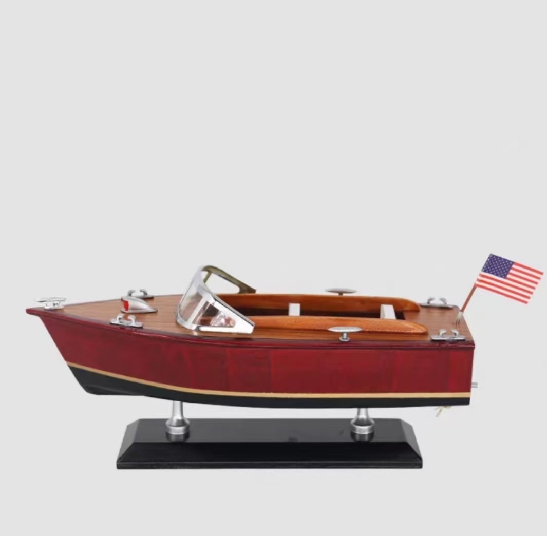 Chris 235 Wood Speed Boat Mode - Model Kit Yacht recension och pris